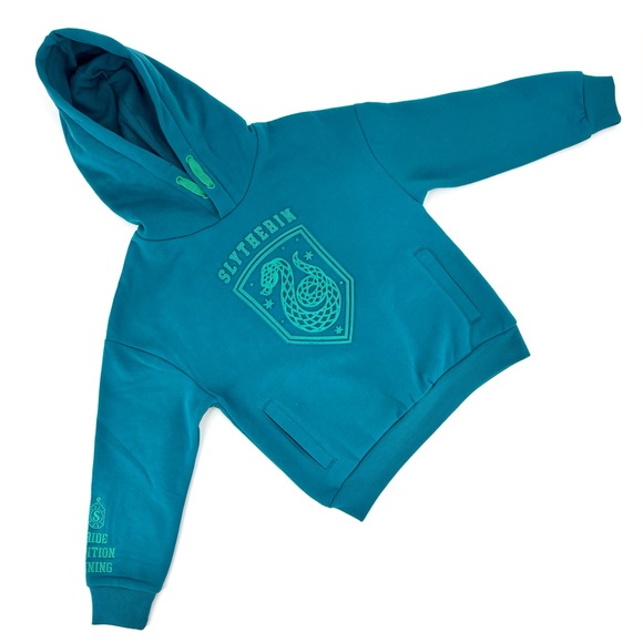 MAD Engine Harry Potter Wizarding World NWT Teal Slytherin Hoodie, Small (6) - Picture 1 of 16